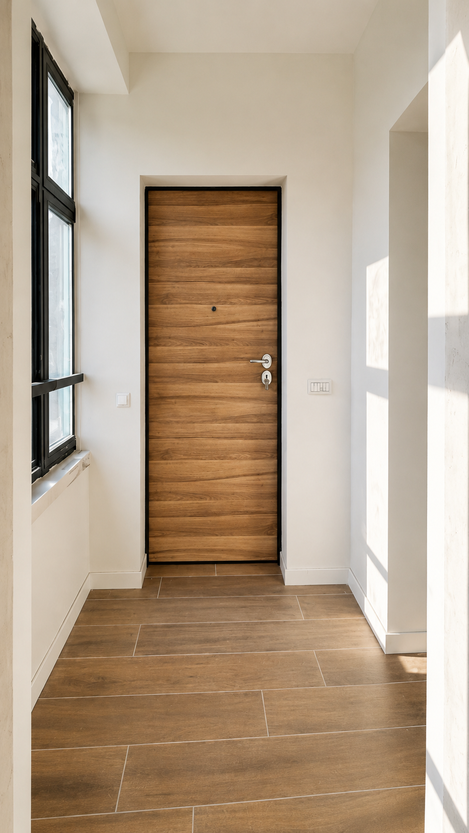 Ingresso appartamento con porta blindata